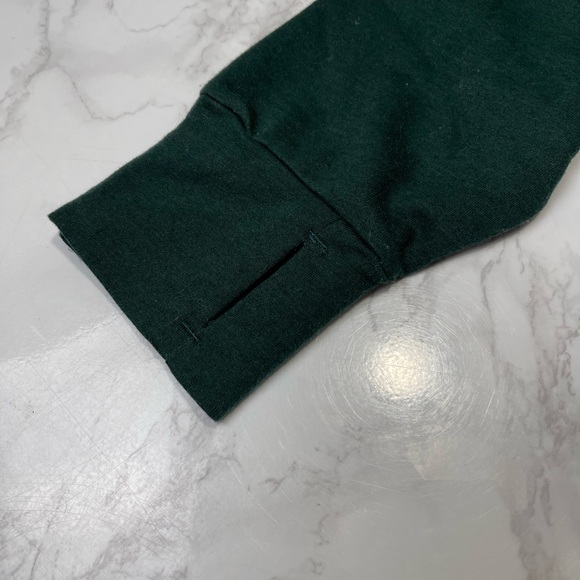 Womens Long Sleeve Cropped Workout Top - Picture 6 of 8